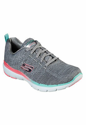 Skechers 149008 - Ladies Flex Appeal 3.0 Grey Mint