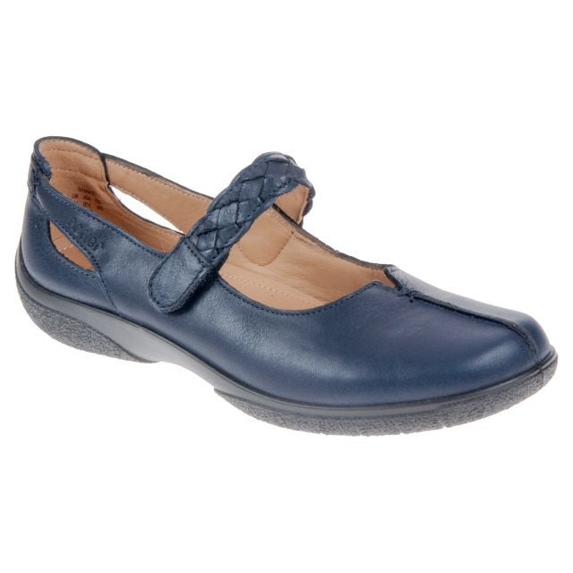 Hotter Shake Navy Leather