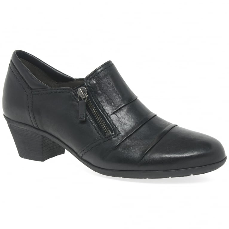 Gabor Ladies Sherbert Black Heel Shoes 54.491.57