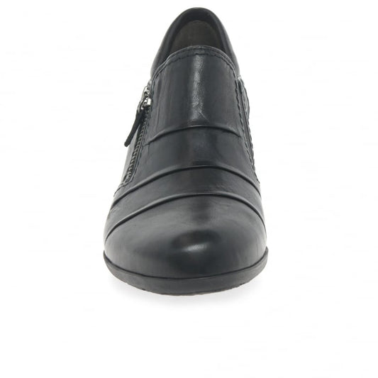 Gabor Ladies Sherbert Black Heel Shoes 54.491.57