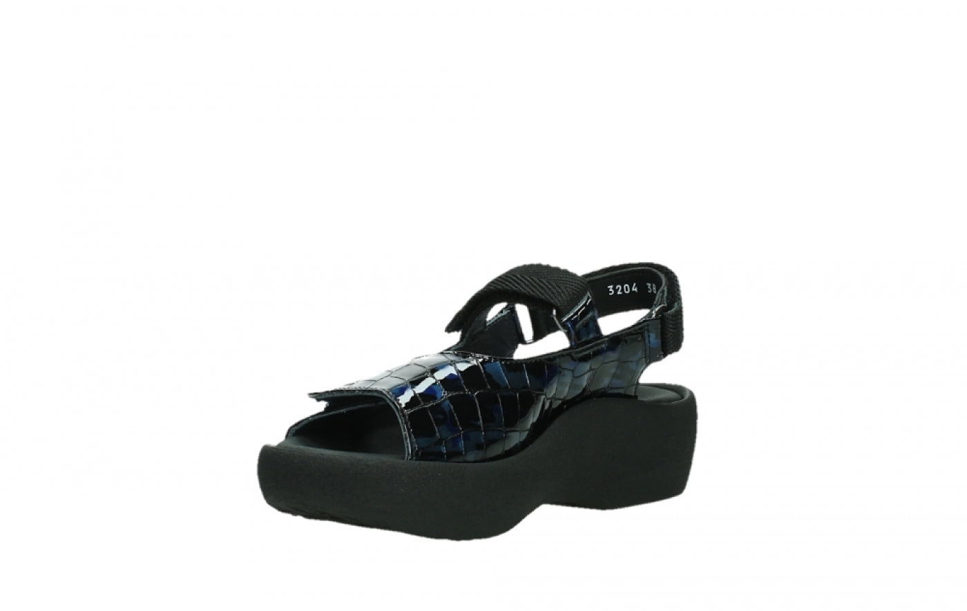 Wolky Jewel 0320469 Croco Flash Leather 800 Blue