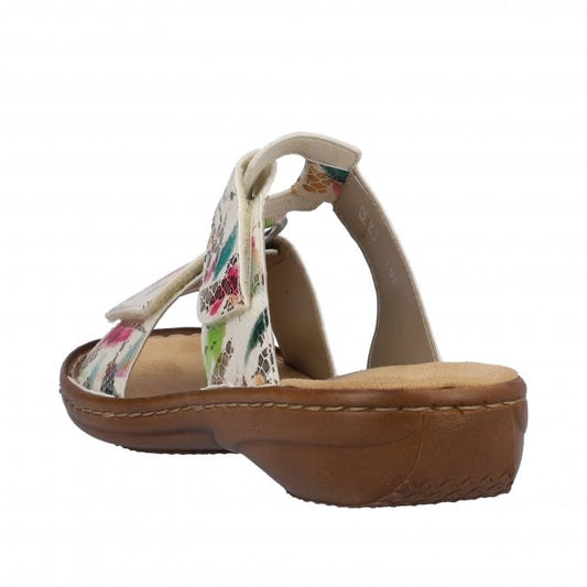 Rieker 608P9-92 LadiWhite Multi Sandal