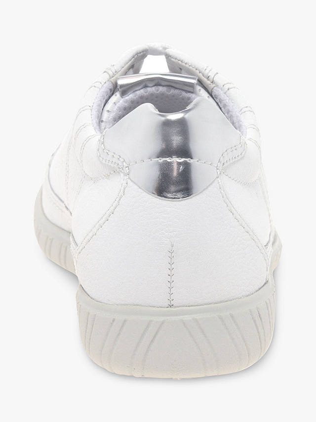 Gabor 46.458.50 Ladies White Lace Up Trainer