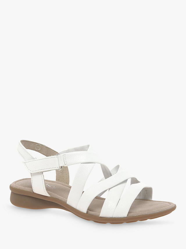 Gabor 46.066.50 Moben White Leather Sandal