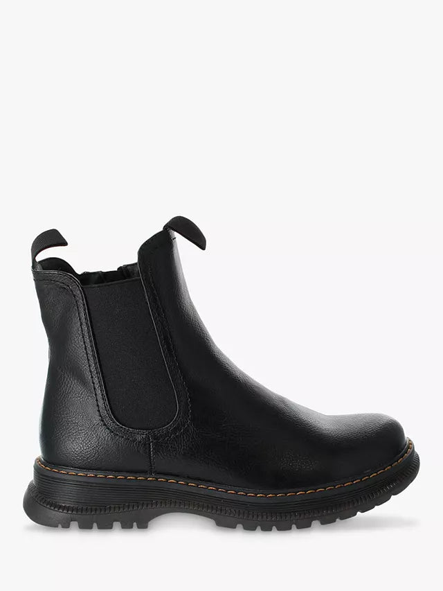 Josef Seibel 769525 780 100  Ladies Black Vegan Chelsea Boot