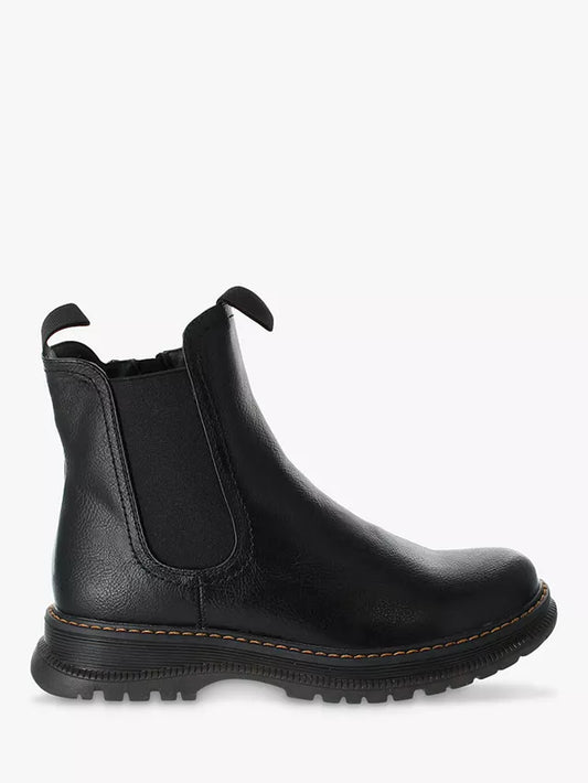 Josef Seibel 769525 780 100  Ladies Black Vegan Chelsea Boot