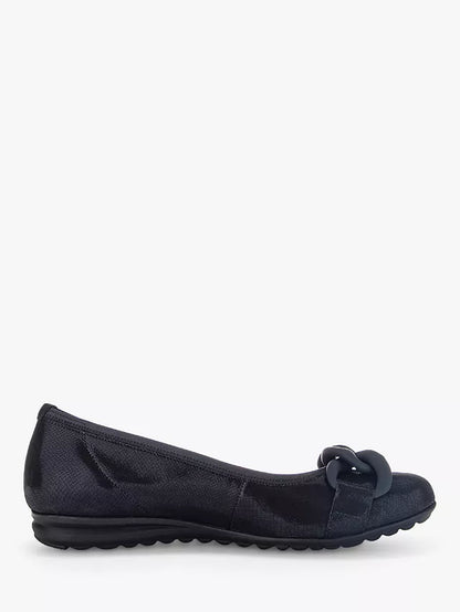 Gabor 32.625.36 Ladies Sabia Blue Suede Pump