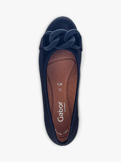 Gabor 32.625.36 Ladies Sabia Blue Suede Pump
