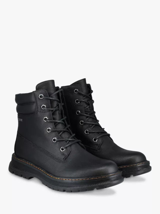 Josef Seibel(Westland) 769521 780 100 Black Vegan Waterproof Lace Up Boot.