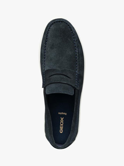 Geox U55GSA Avola Mens Navy Moccasins