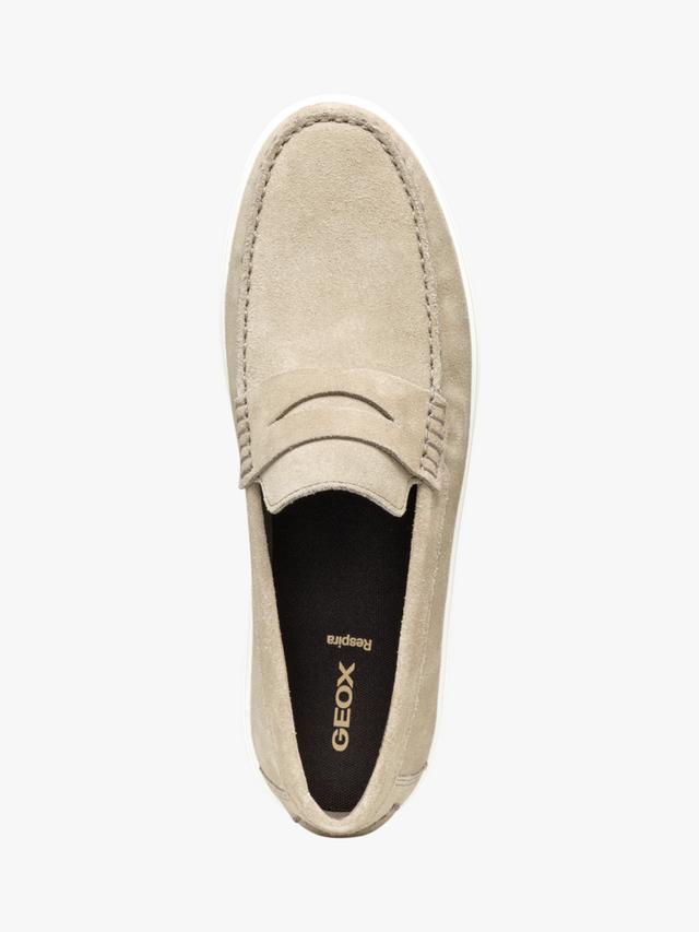 Geox U55GSA Avola Mens Beige Moccasins