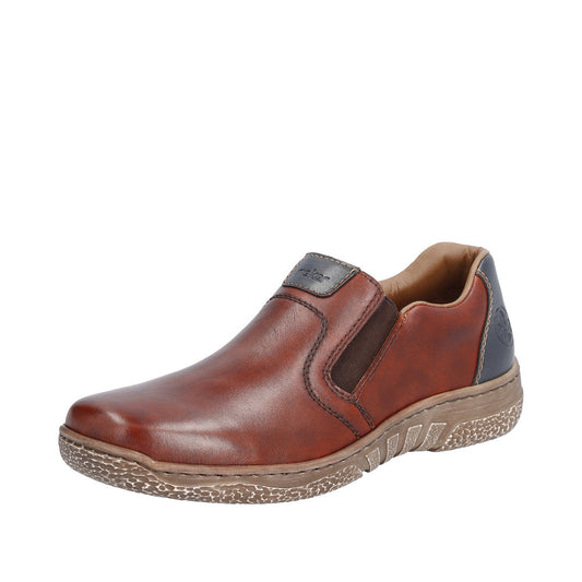 Rieker 03552-24 Mens Brown Slip On Shoe