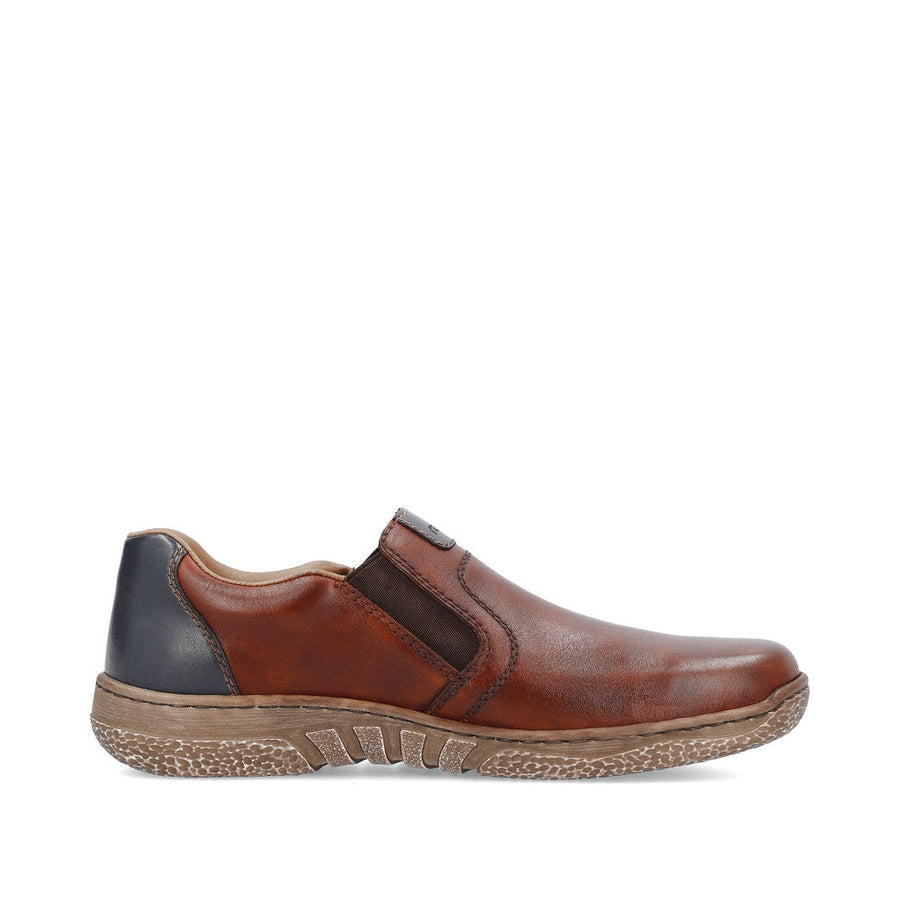 Rieker 03552-24 Mens Brown Slip On Shoe