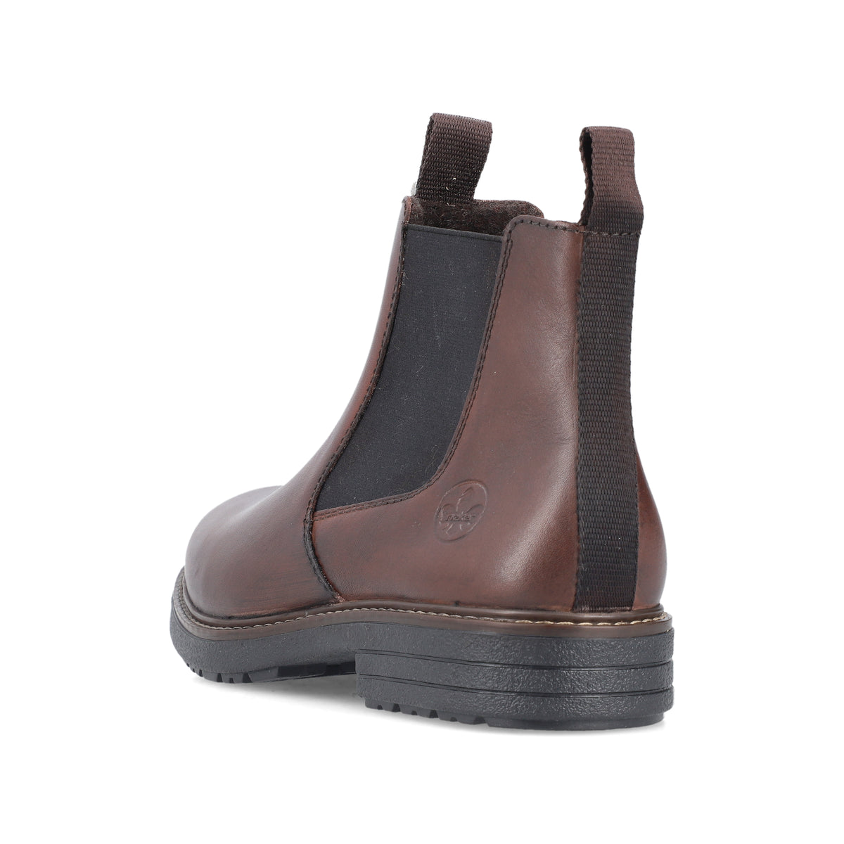 Rieker 33180-26 Mens Brown Zip Chelsea Boot