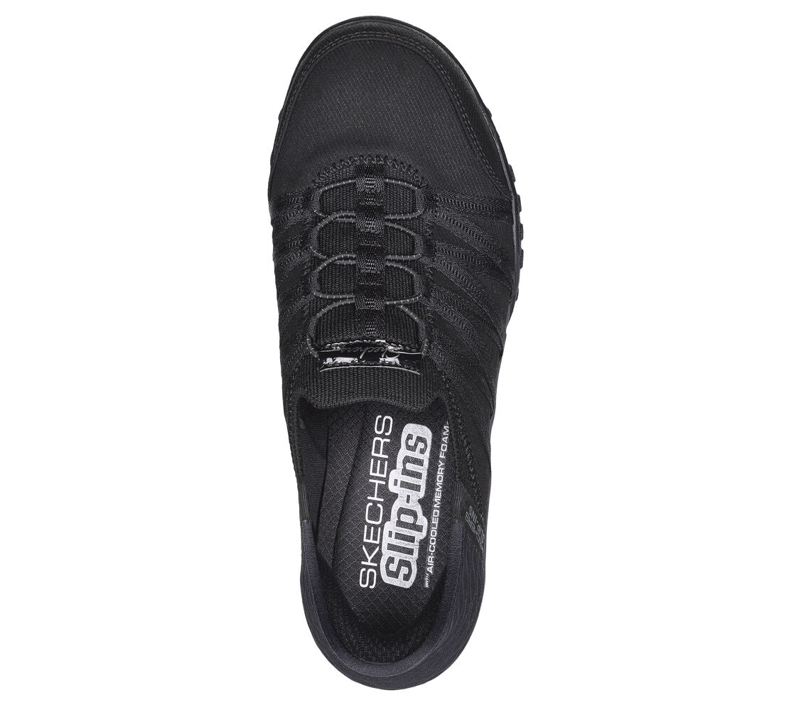 Skecher 100593 Ladies Slip In Black