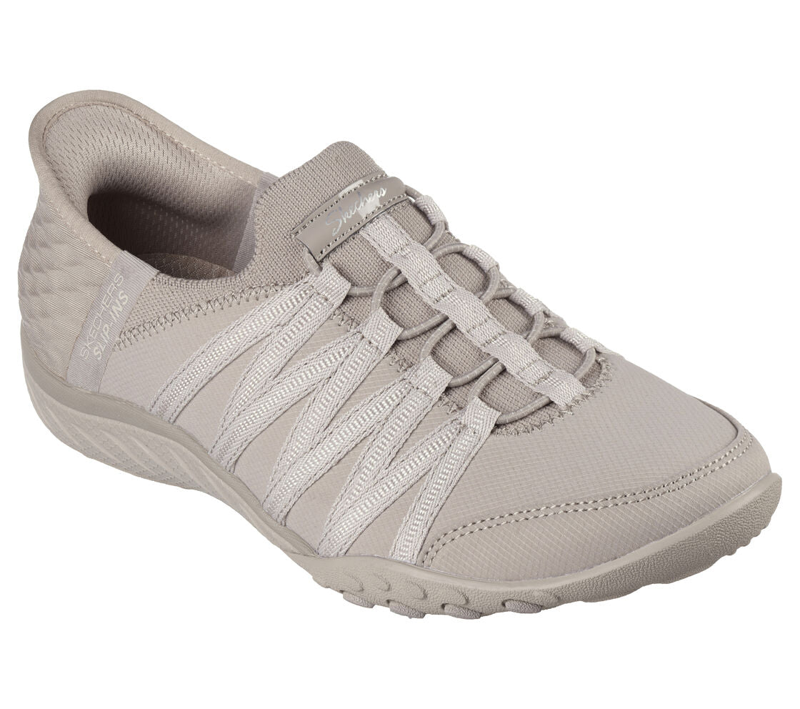 Skecher 100593 Ladies Slip In Taupe