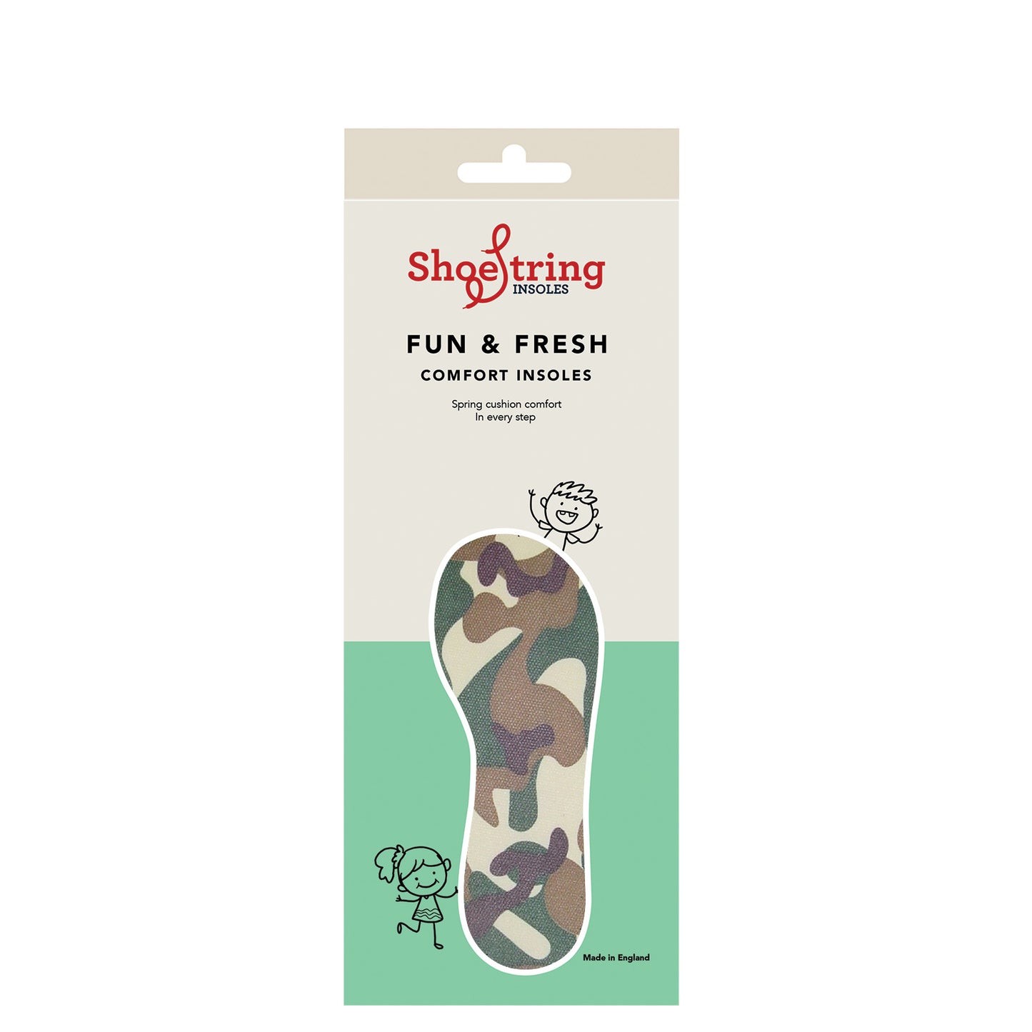 ShoeString Kids Animal Print Insoles