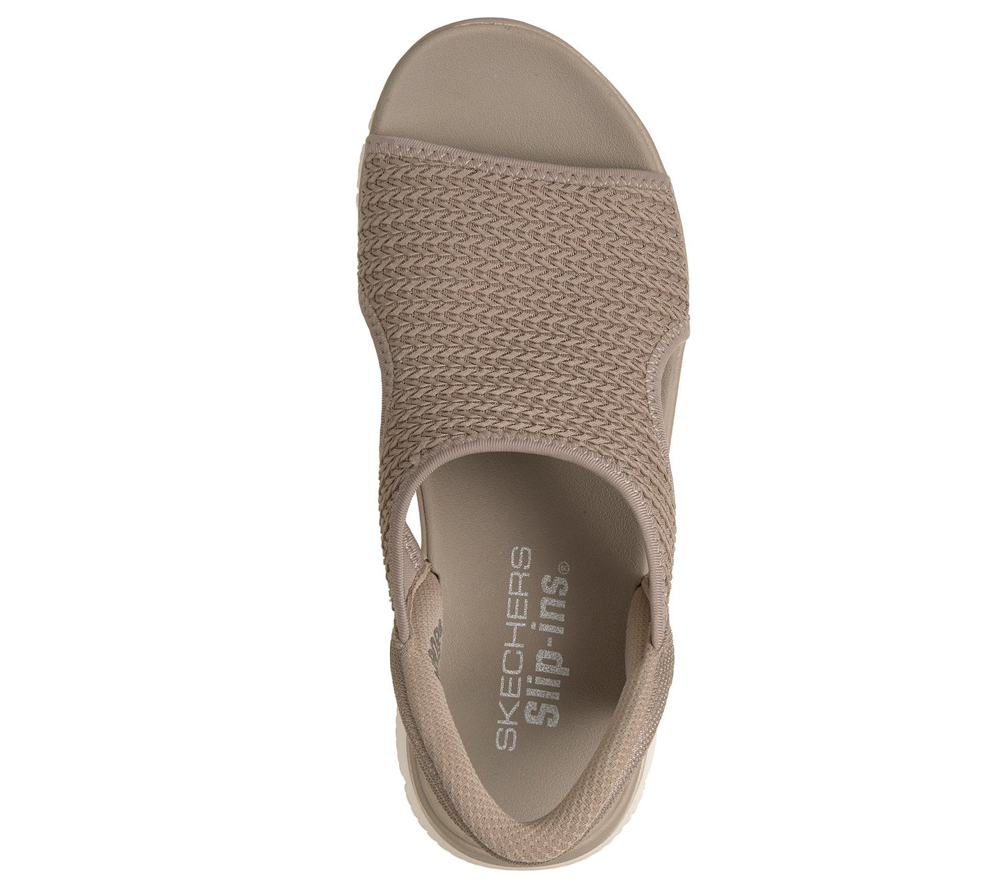 Skechers 119519 Ladies Taupe Slip-In Sandal