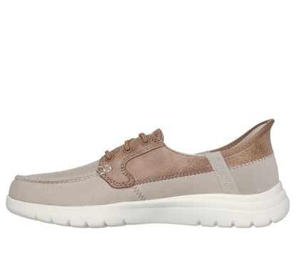 Skechers 136536 Palmilla Slipin DeckShoe Taupe