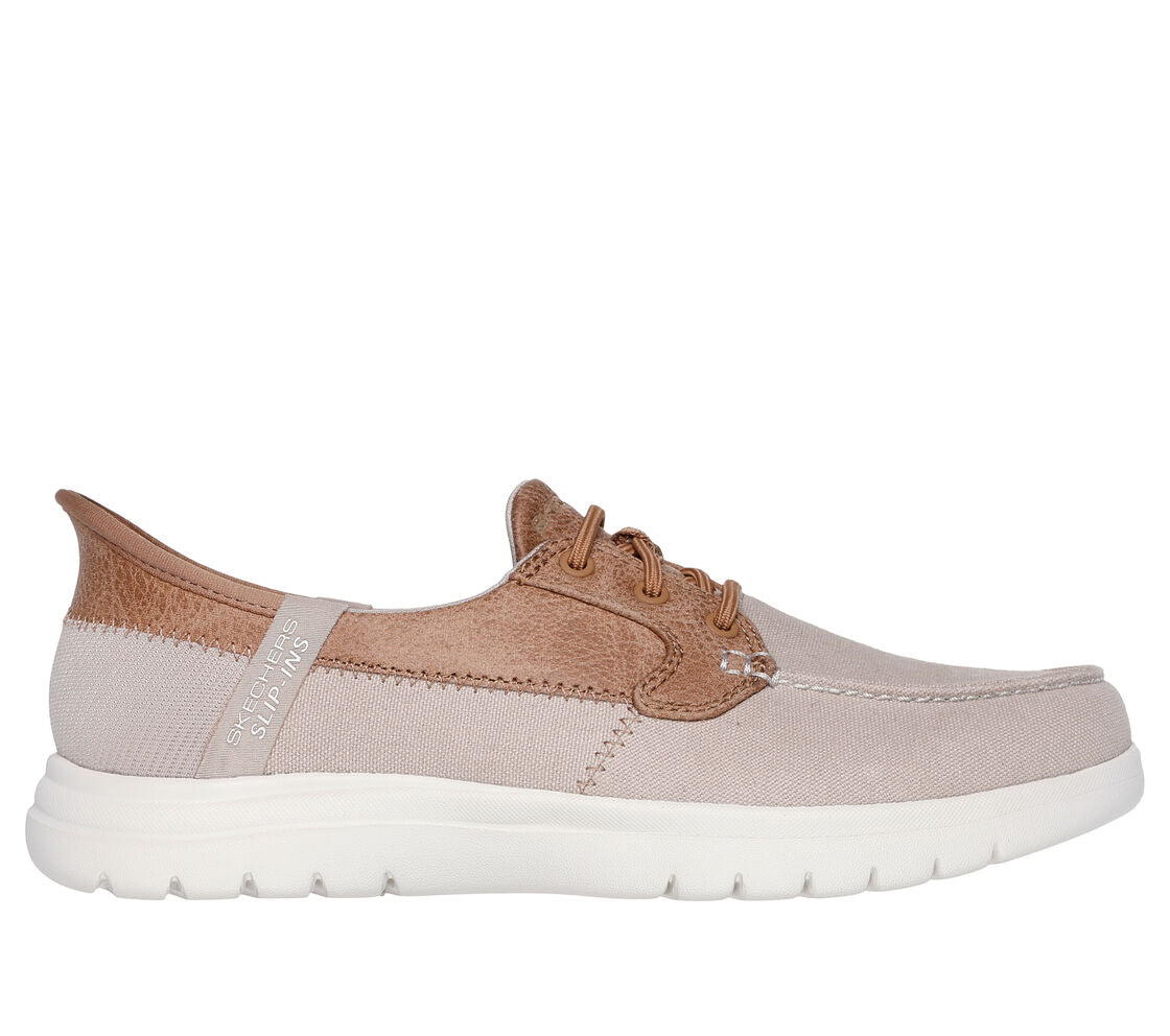 Skechers 136536 Palmilla Slipin DeckShoe Taupe