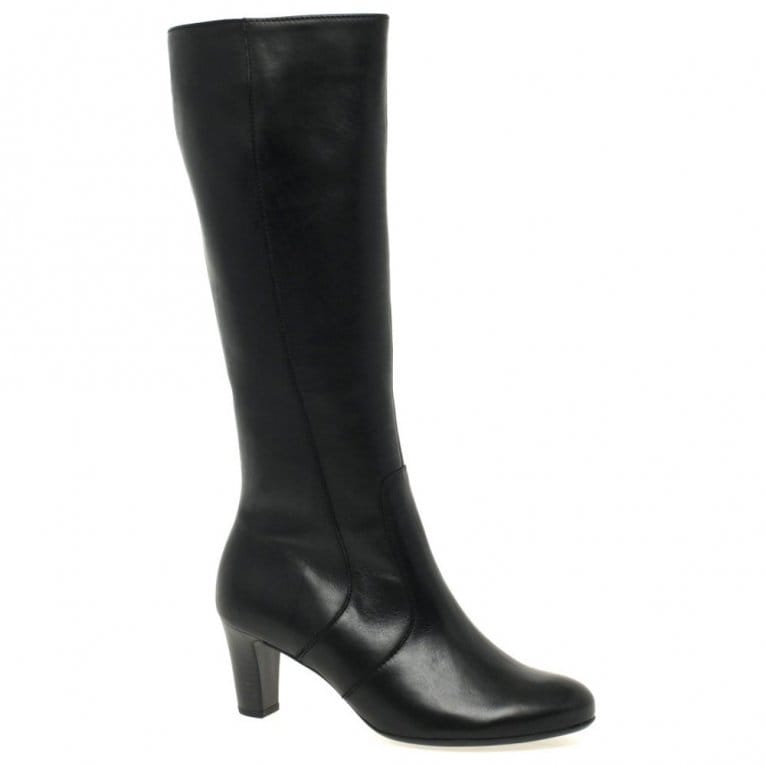 Gabor 35.858.27 Maybe Ladies (s)  Black Heeled Long Boot