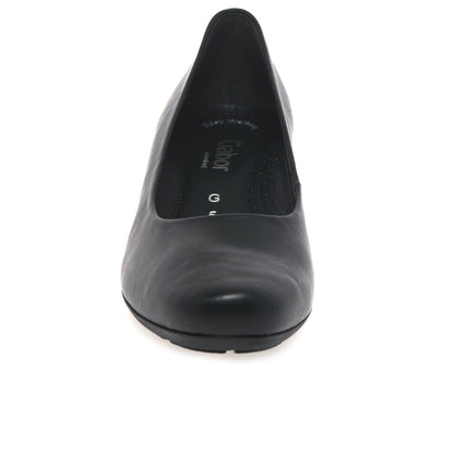 Gabor 02.120.57 Ladies Brambling Black Court shoes