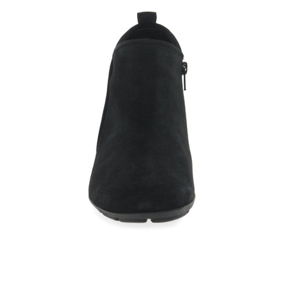 Gabor 75.833.17 Ladies Black Suede Ankle Boot