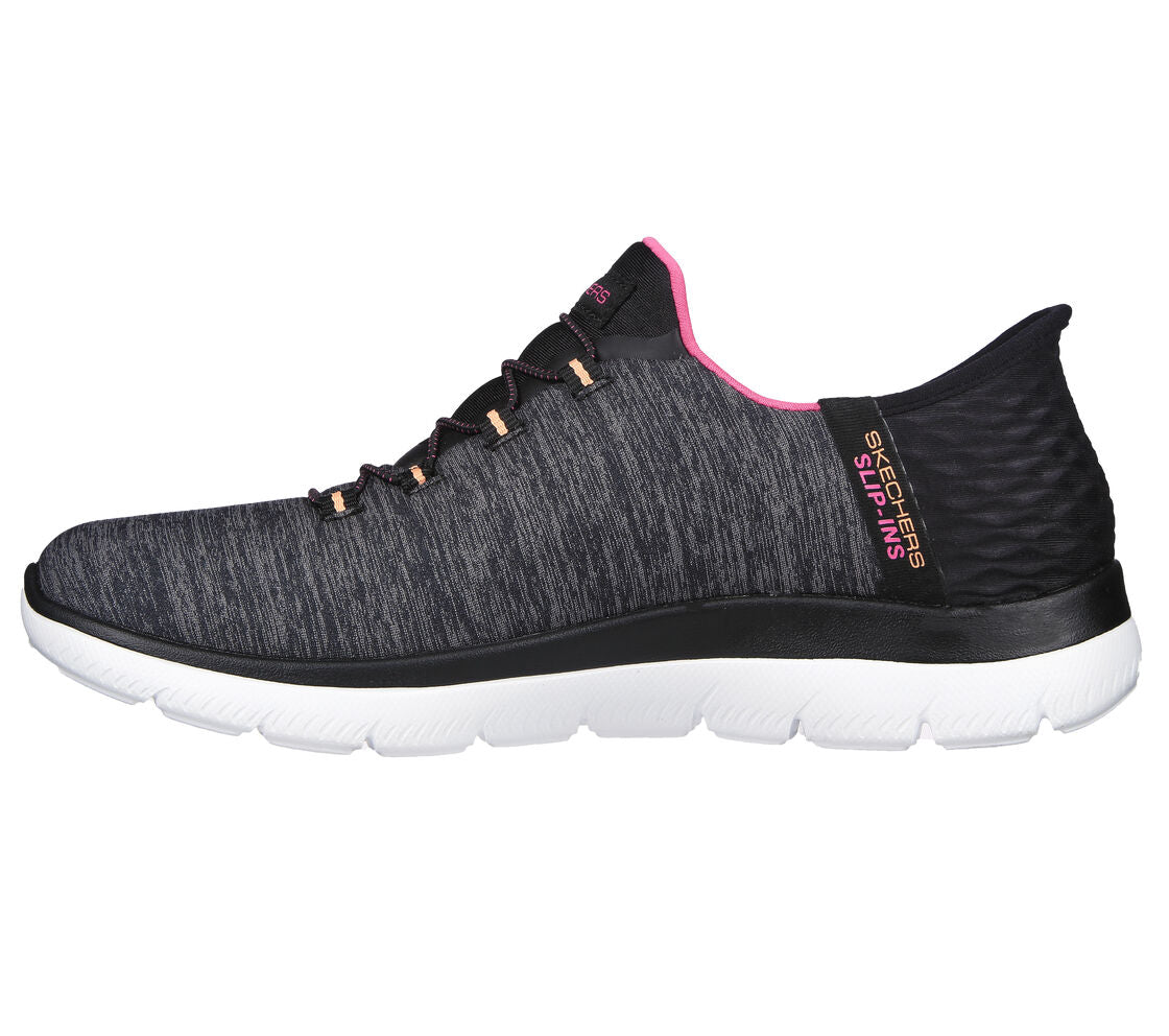 Skecher 149937 Ladies Slip In Summits BKMT