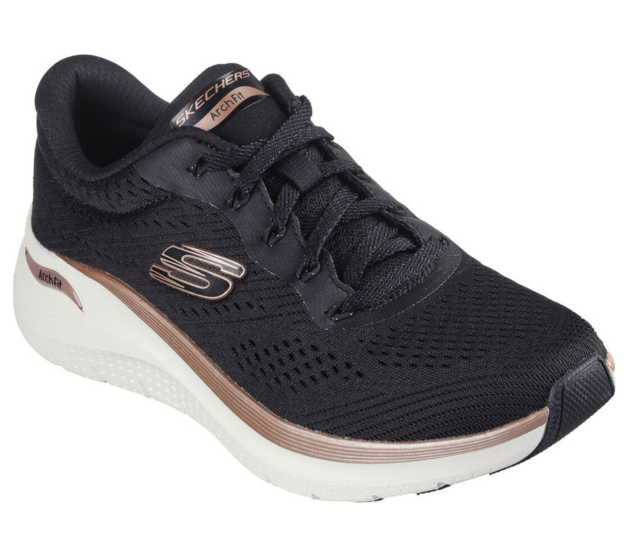 Skecher 150067 Ladies Archfit Black/Rose