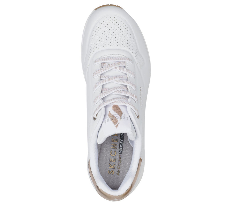 Skecher 155196 Uno (Shimmer Away) White