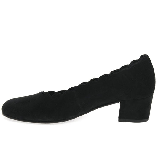 Gabor 32.221.47 Gigi  Ladies Black Gigi Womens Court Shoes