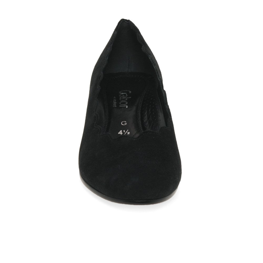 Gabor 32.221.47 Gigi  Ladies Black Gigi Womens Court Shoes
