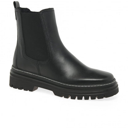 Gabor 31.720.57 Ladies Gazania Chunky Black Chelsea Boot