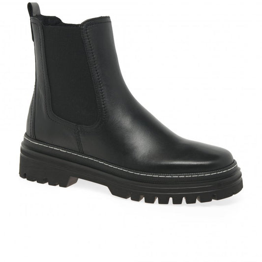 Gabor 31.720.57 Ladies Gazania Chunky Black Chelsea Boot