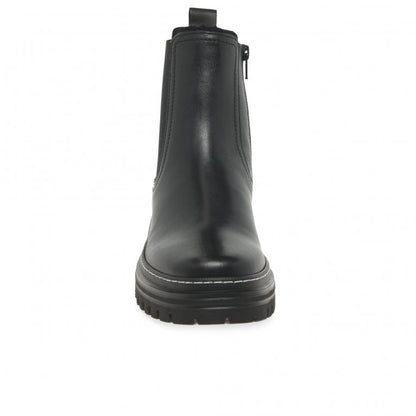 Gabor 31.720.57 Ladies Gazania Chunky Black Chelsea Boot