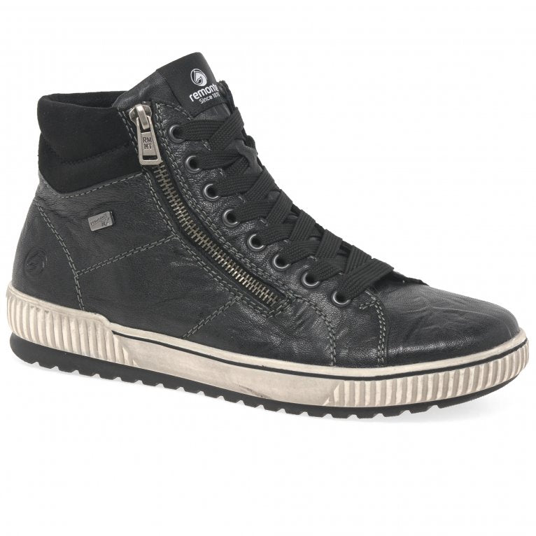 Remonte D0772-01 Ladies Black Ankle Boot