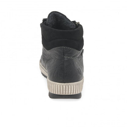 Remonte D0772-01 Ladies Black Ankle Boot