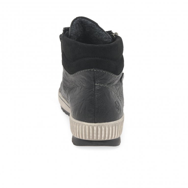 Remonte D0772-01 Ladies Black Ankle Boot