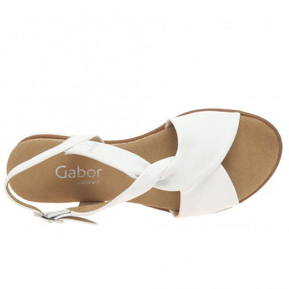 Gabor 22.751.50 Rich White Ladies Sandal