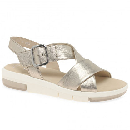 Gabor Ladies 24.603.62 Sunshine Metallic (Puder)Sandal