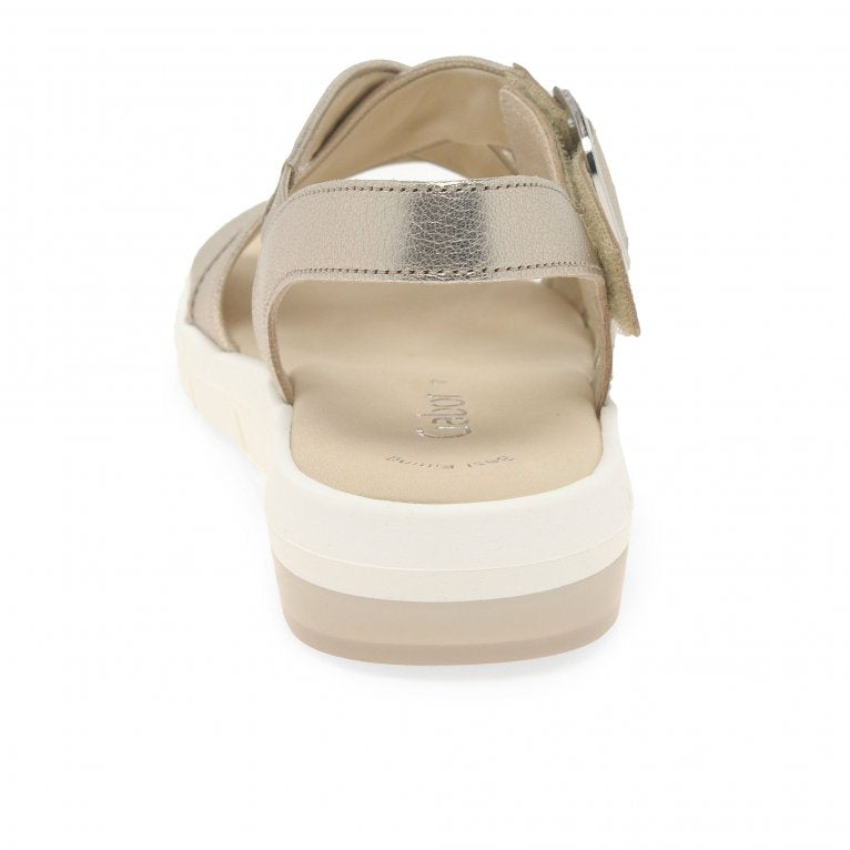Gabor Ladies 24.603.62 Sunshine Metallic (Puder)Sandal