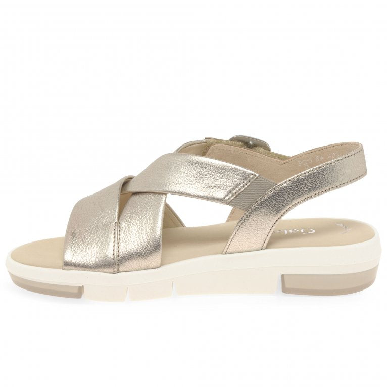 Gabor Ladies 24.603.62 Sunshine Metallic (Puder)Sandal