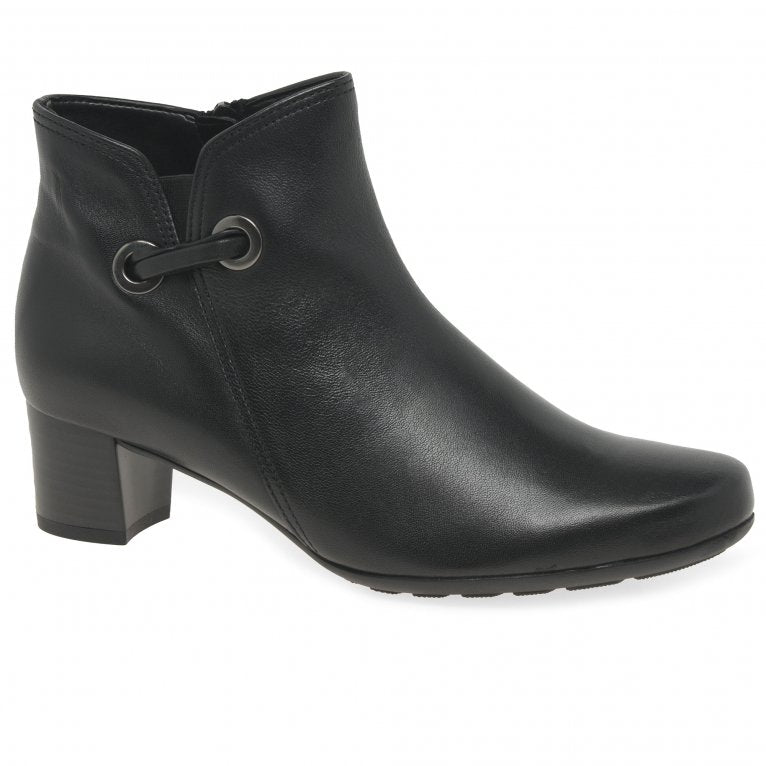 Gabor 32.827.57 Ladies Keegan Black Ankle Boot