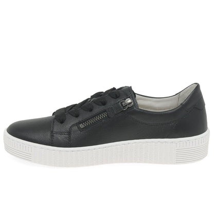 Gabor 33.334.27 Ladies Wisdom Black/White Casual Shoes
