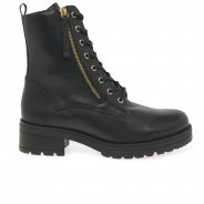 Gabor 32.785.67 Serve Ladies Chunky Lace Up Black Ankle Boot