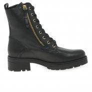 Gabor 32.785.67 Serve Ladies Chunky Lace Up Black Ankle Boot