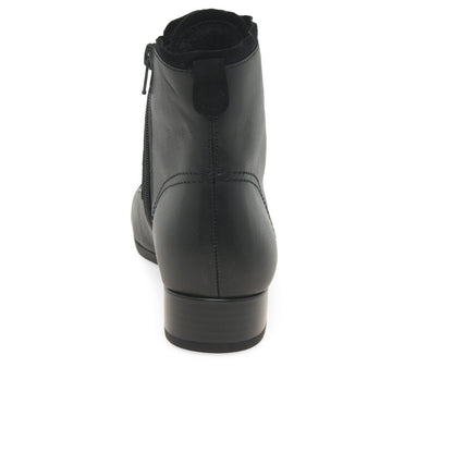 Gabor 52.715.57 Boat Ladies Black Ankle Boots