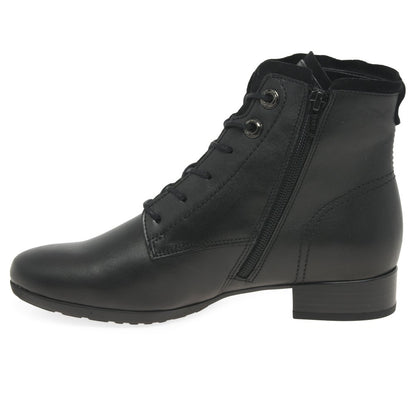 Gabor 52.715.57 Boat Ladies Black Ankle Boots