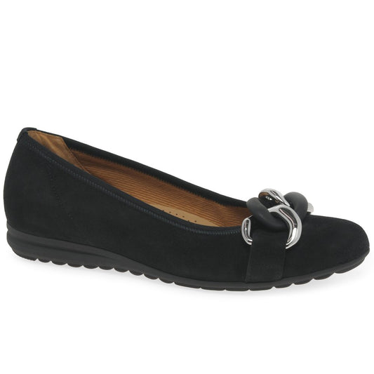 Gabor 32.625.27 Sabia Black  Leather Pump