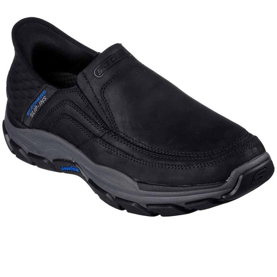 Skecher 204810 Mens Black Elgin Slip In Shoe